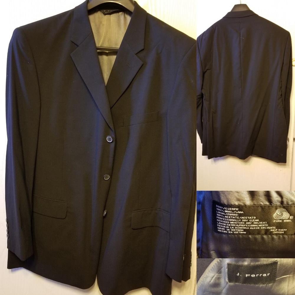 Wool blazer, 46R